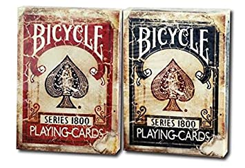 BICYCLE SERIES 1800 BLUE DECK VINTAGE PLAYING CARDS BY ELLUSIONIST MAGIC TRICKS 